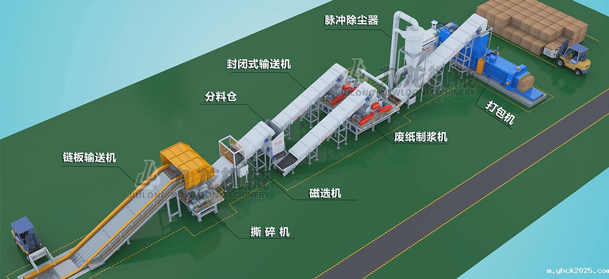 干法废纸制浆设备可以对回收的废纸进行再处理(图1) 干法废纸制浆设备可以对回收的废纸进行再处理(图1)